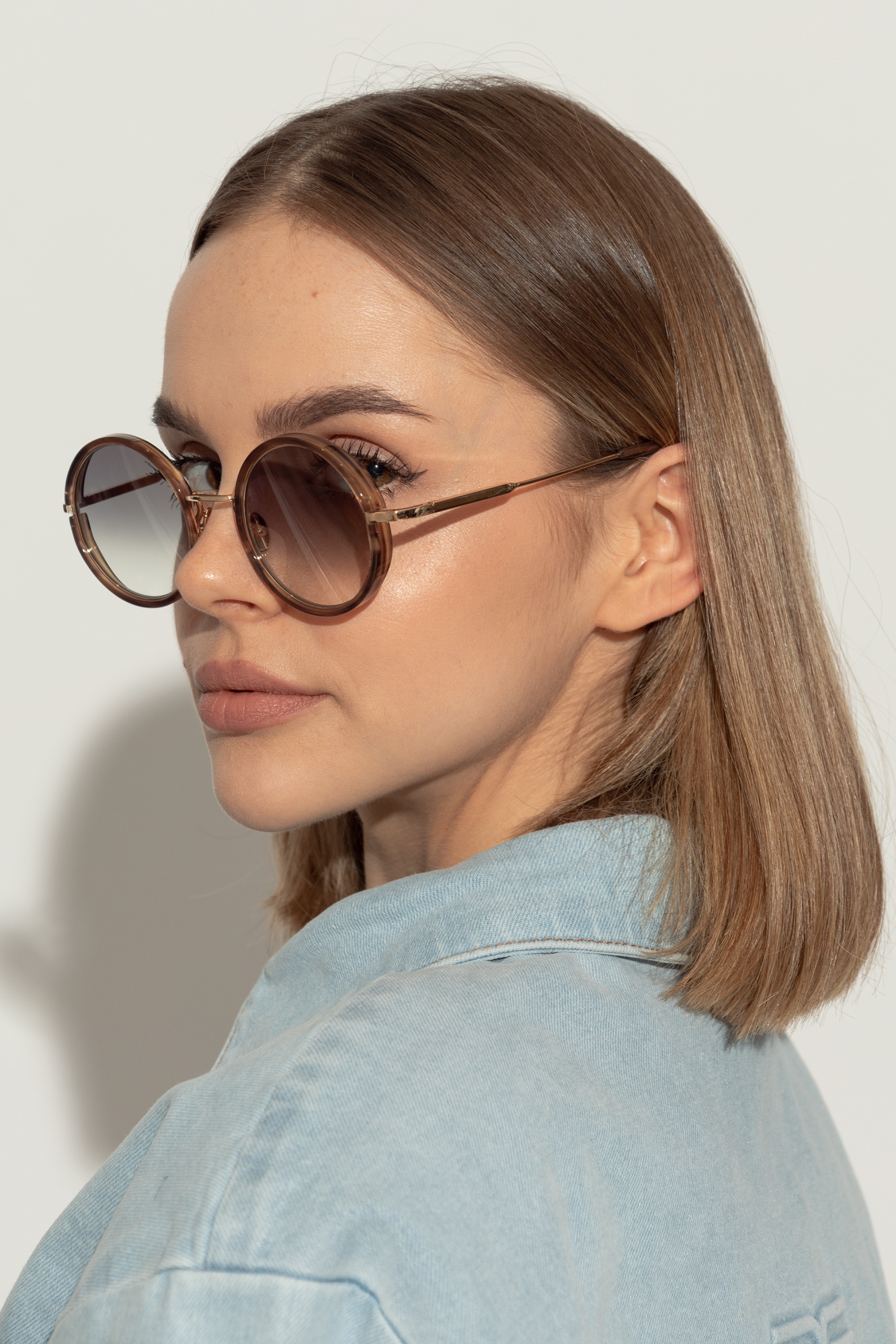 【DALLA】contrast fake two piece John Dalia Sunglasses | Women's Accessories | Vitkac